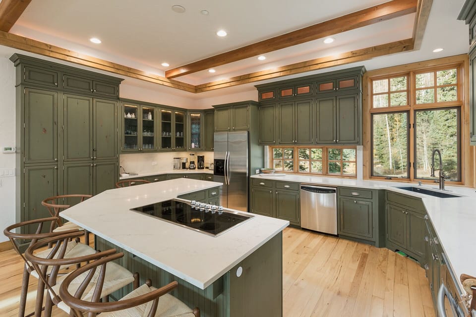 Fully stocked kitchen