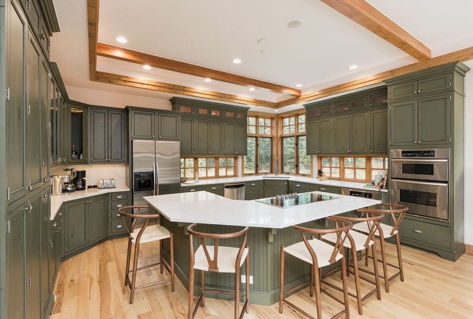 Fully stocked kitchen