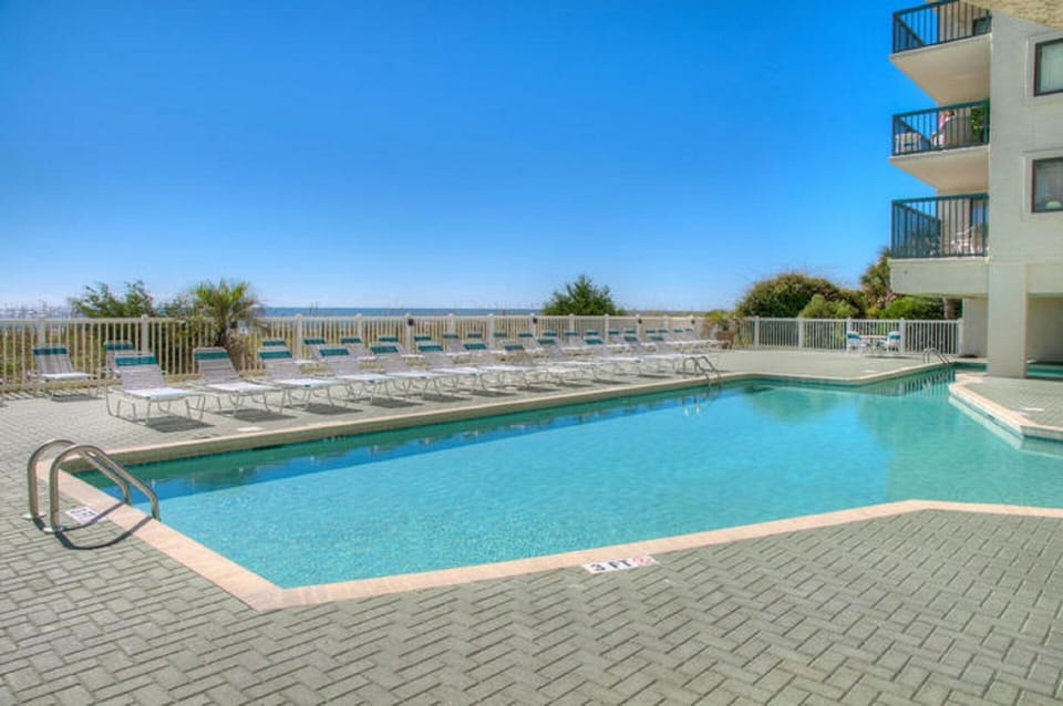 Check out the size of this sparkling oceanfront pool!