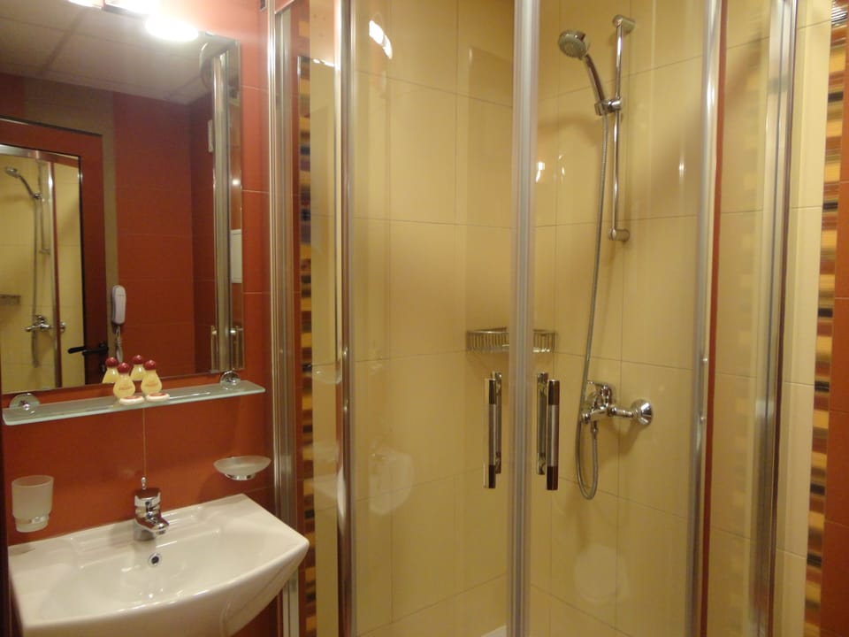 Free toiletries, hair dryer, towels