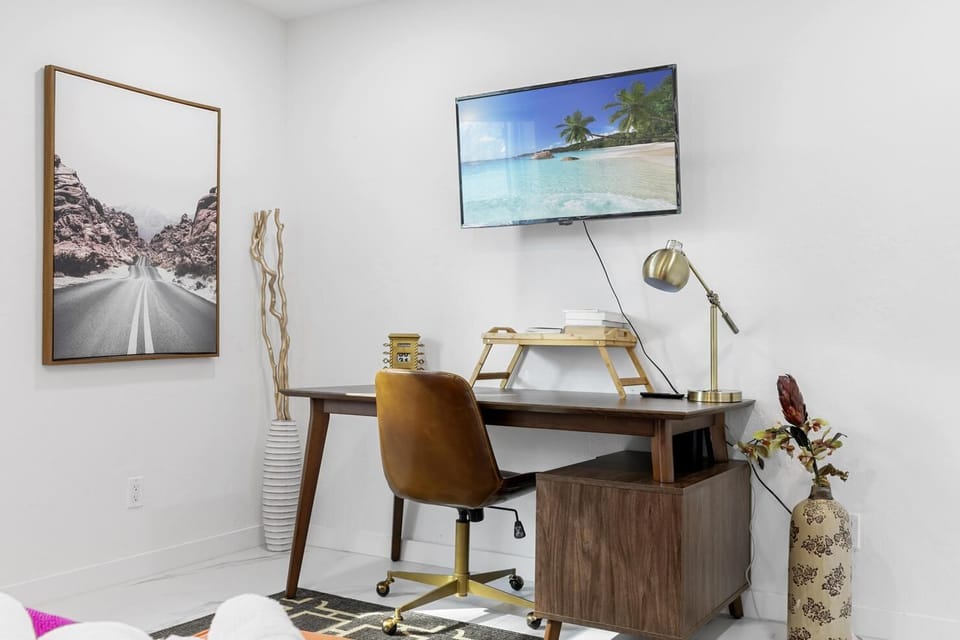 Dedicate Office Area on First Floor Bedroom area 