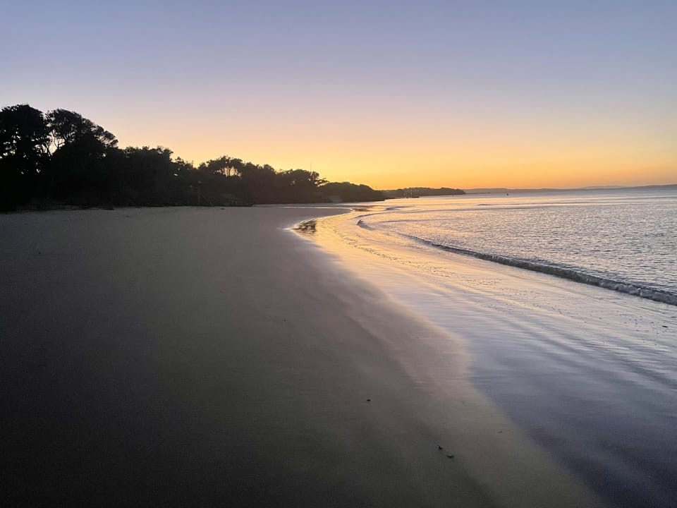 Early morning looking towards jetty