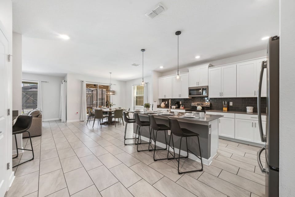 Cook, serve, and socialize in one beautiful space