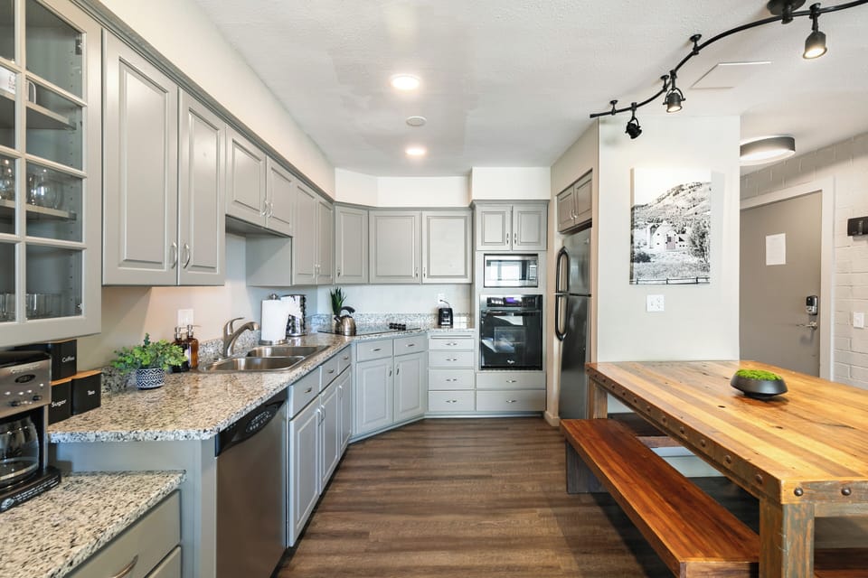 Modern kitchen.