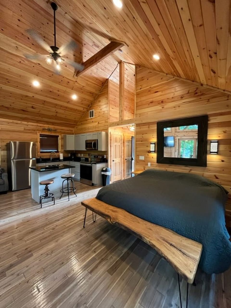 First floor of cabin