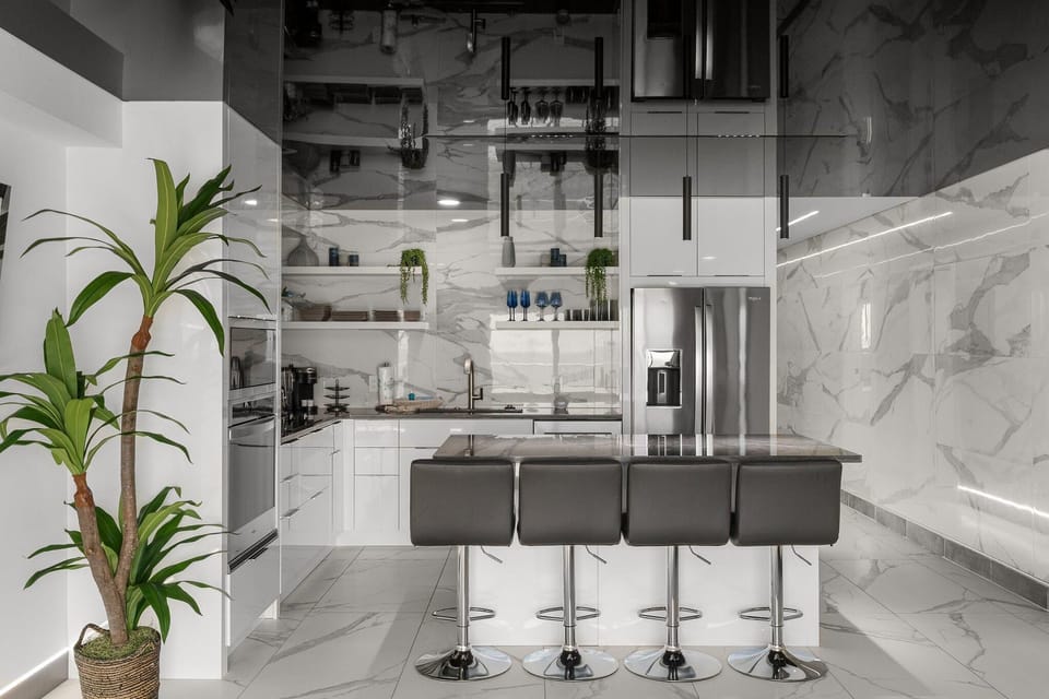 Condo, 1 King Bed with Sofa bed (The Summit 1208 ) | Private kitchen | Oven, toaster