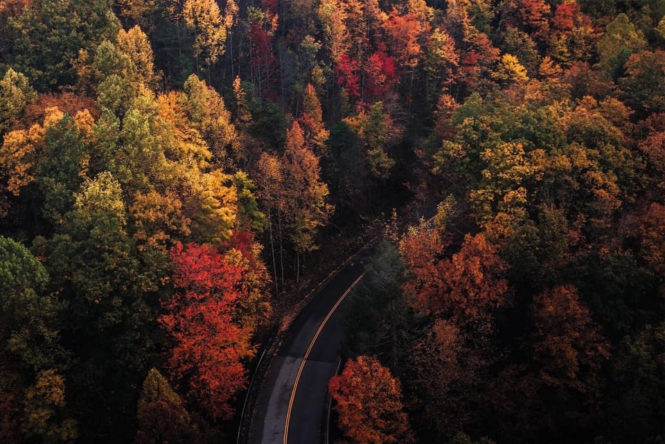 Gorgeous Country roads during the Fall season.
