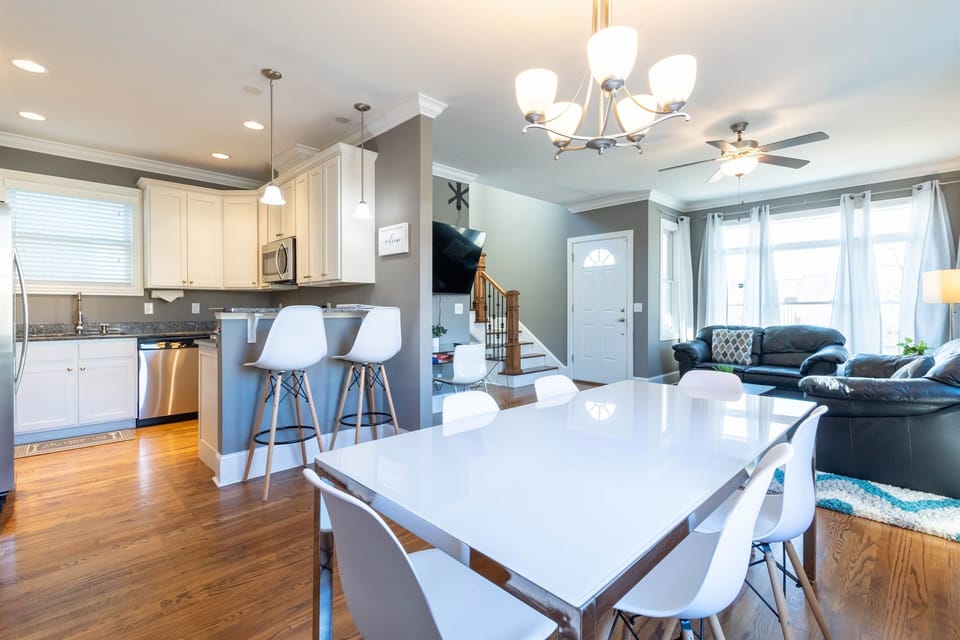 Pull out one of our board games and play at the big table