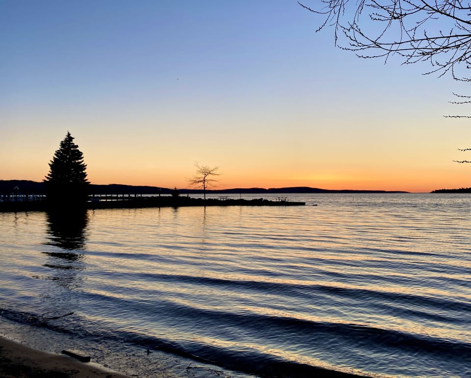 Lake Charlevoix's Peninsula Beach and Splash Pad are just 3 Blocks!