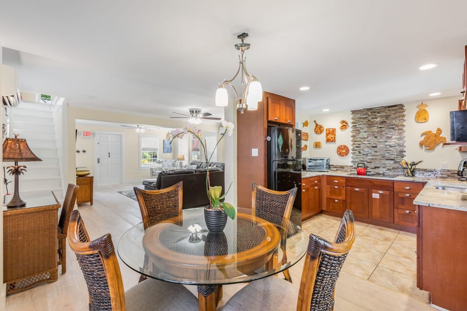 Indoor dining area