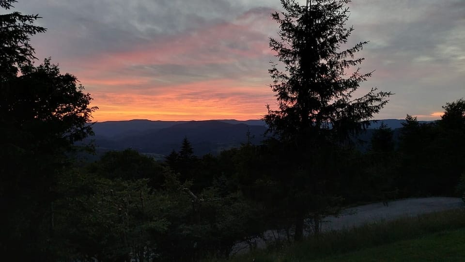 Gorgeous sunset views in the evenings.