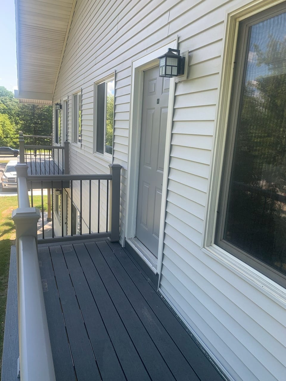 Private balcony entrance! 
