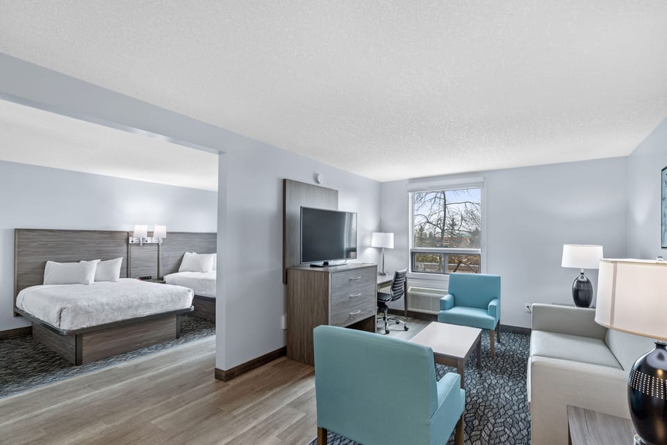Individually furnished, desk, blackout drapes, free WiFi