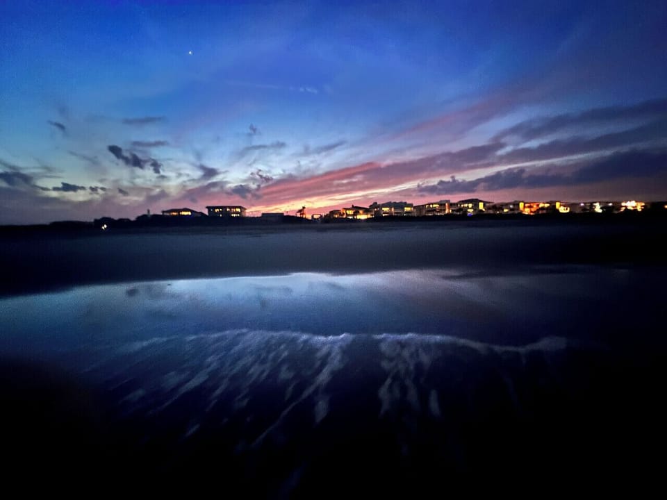 Sunset from Tybee Beach