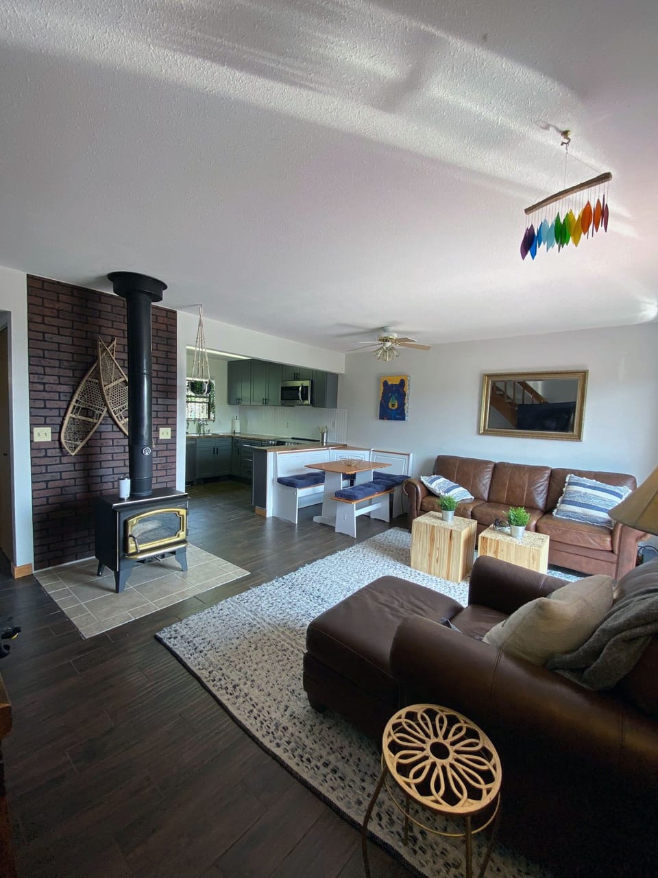 Living Room with Fireplace