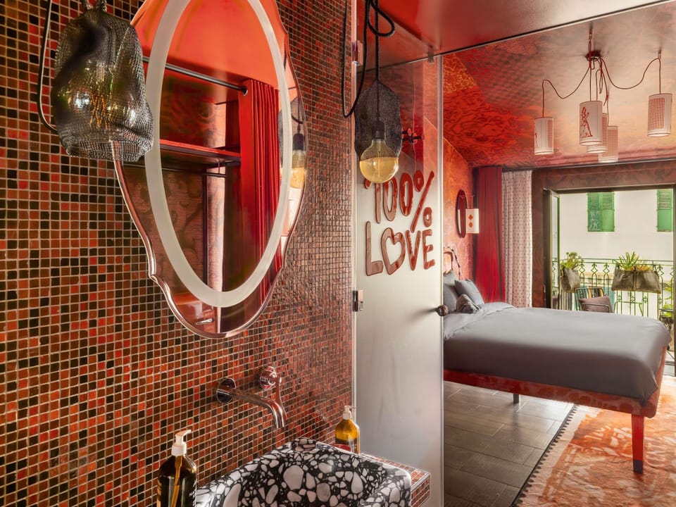 Medium Rosso with Balcony | Premium bedding, down comforters, free minibar, in-room safe