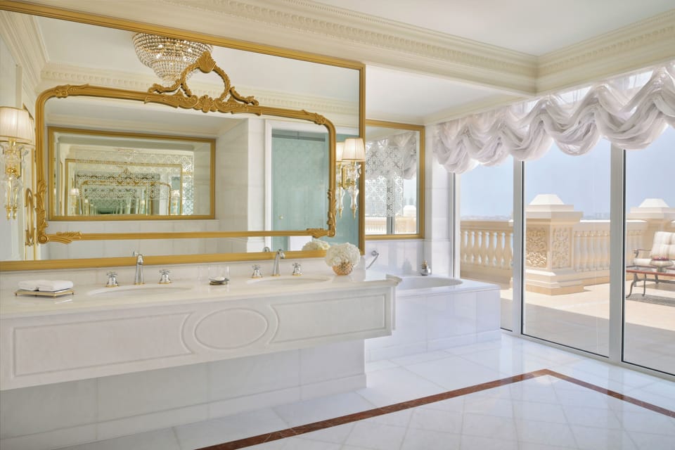 Premium Club Room, Terrace, Club Lounge Access | Bathroom | Separate tub and shower, deep soaking tub, rainfall showerhead
