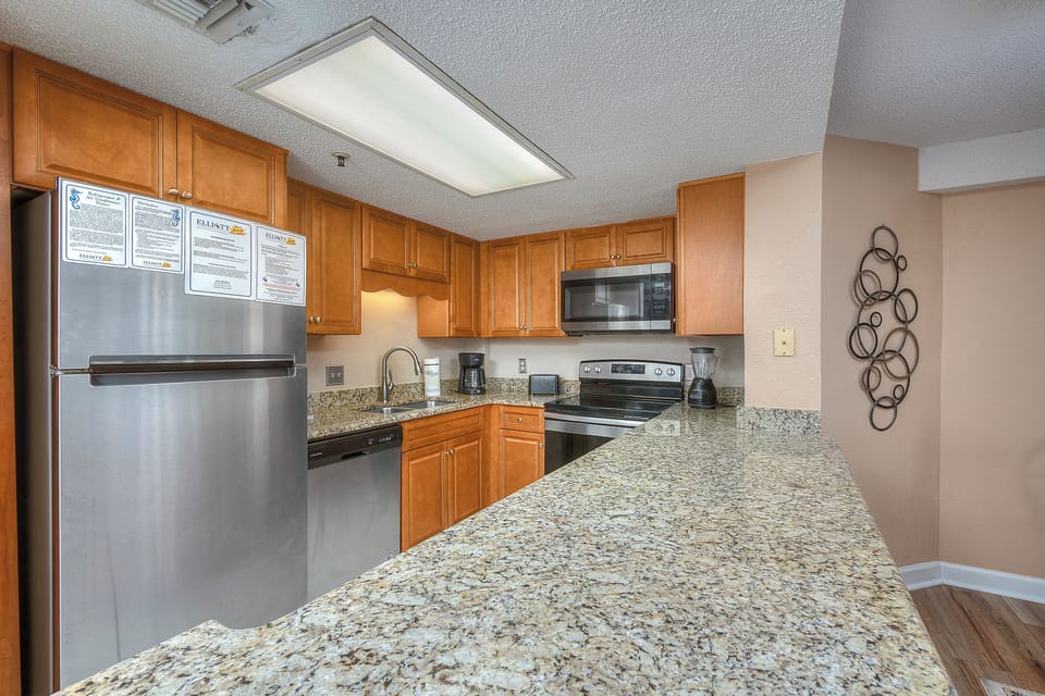 The family chef will love this updated kitchen complete with a huge workspace.