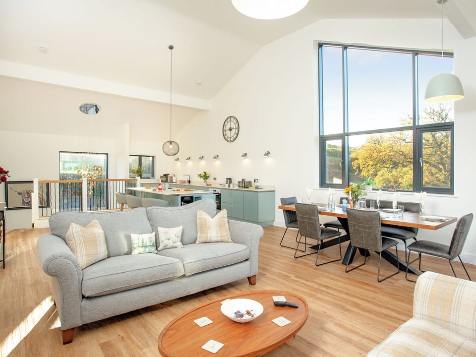 Open plan living space | Bluebell - Bincombe Country Cottages, Over Stowey, near Bridgwater