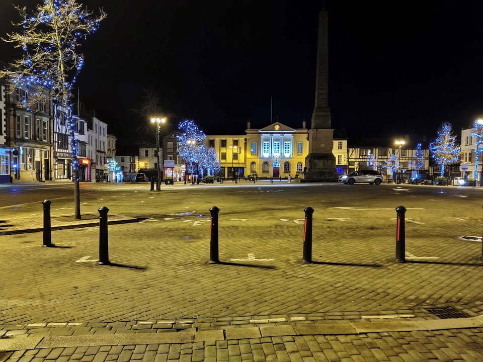 Market place at night | Court Terrace, Ripon