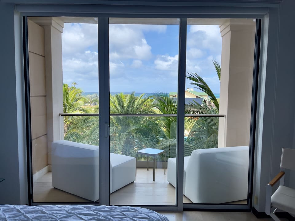 Balcony access from the primary bedroom