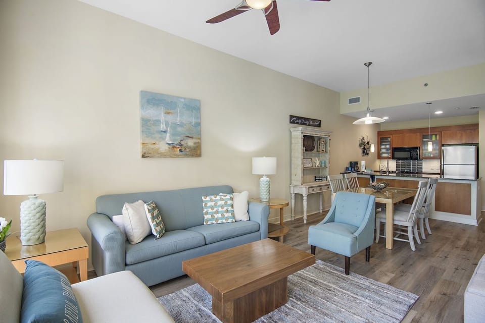 Comfortable living room seating at Bahia 4423- Changes in Latitude