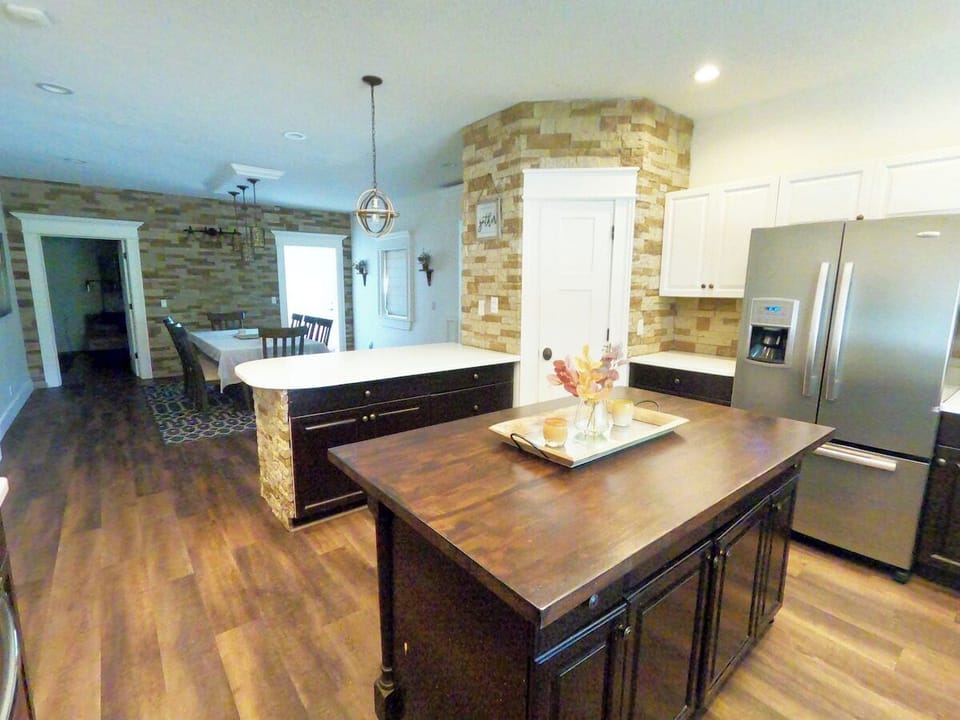 Kitchen and dining room