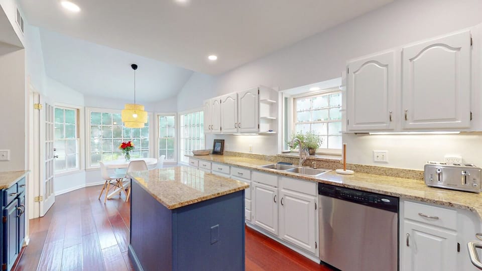 Kitchen with Ample Granite Counterspace