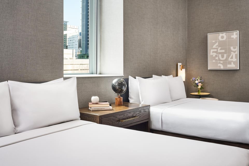 Premium bedding, pillowtop beds, individually decorated