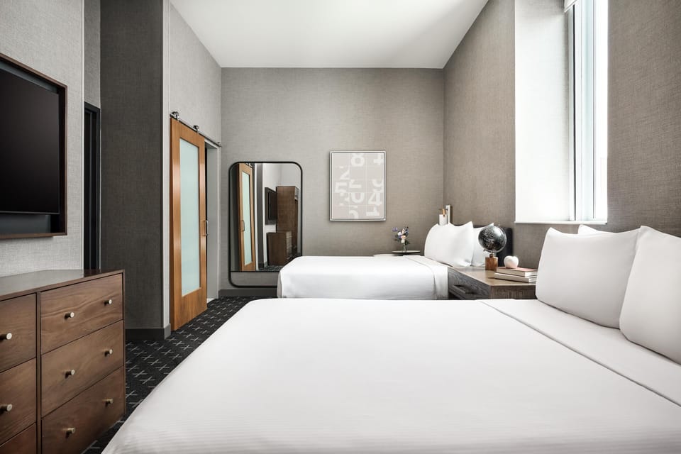 Premium bedding, pillowtop beds, individually decorated