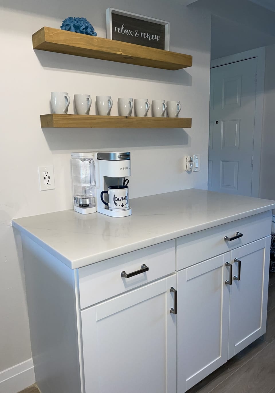 Coffee bar area