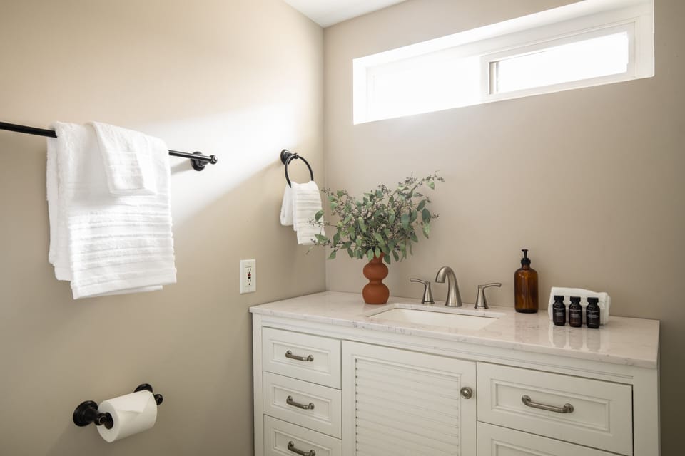 Bathroom off of bedroom 5.