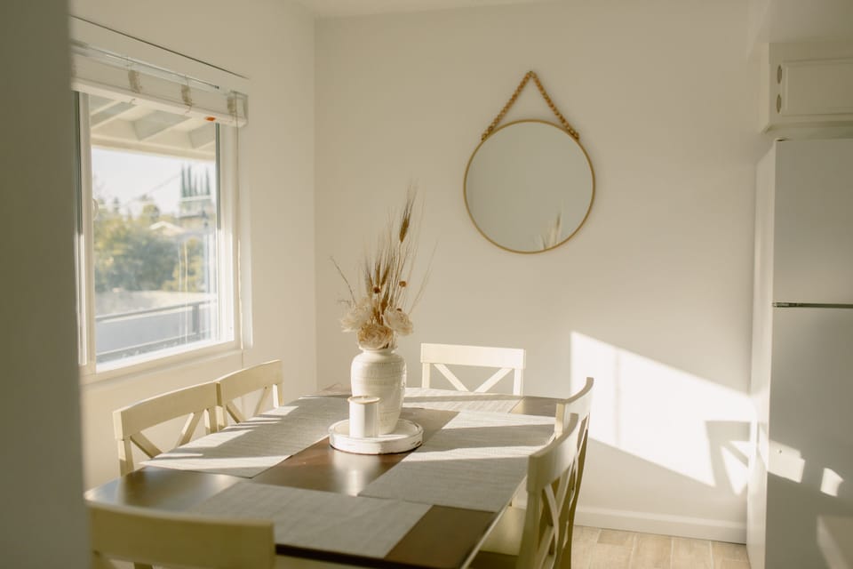 Enjoy meals in our brightly lit kitchen & dining area.