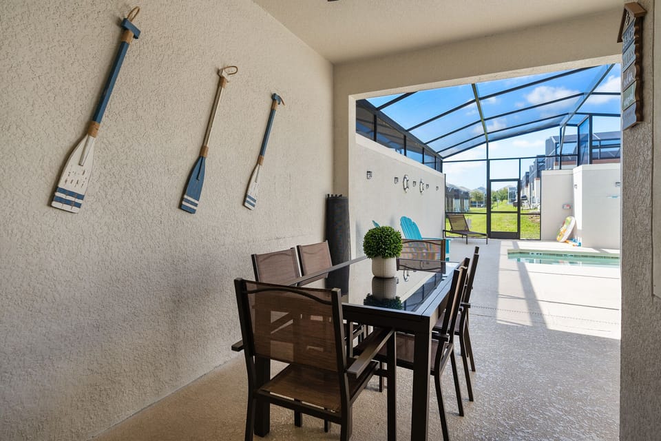 Backyard porch