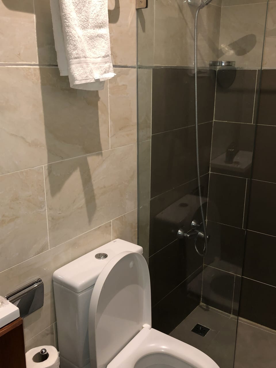 Standard Room | Bathroom | Shower, rainfall showerhead, hair dryer, towels