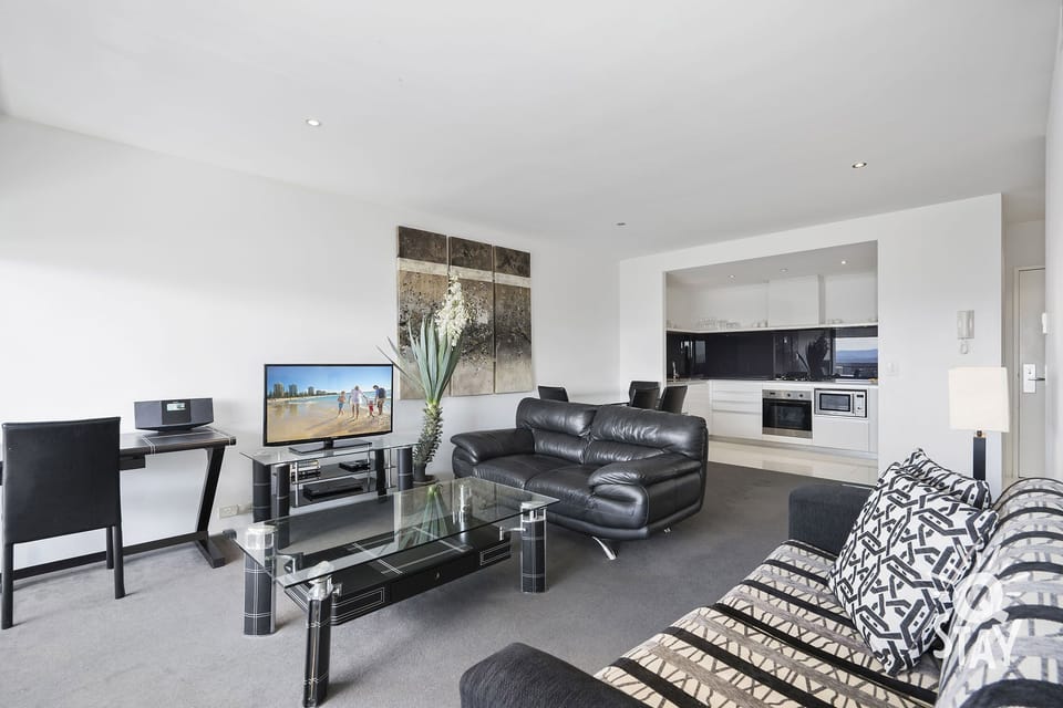 Relax in our living room area just right next to the balcony ✨