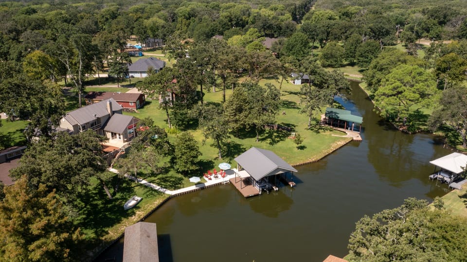 View of lake channel