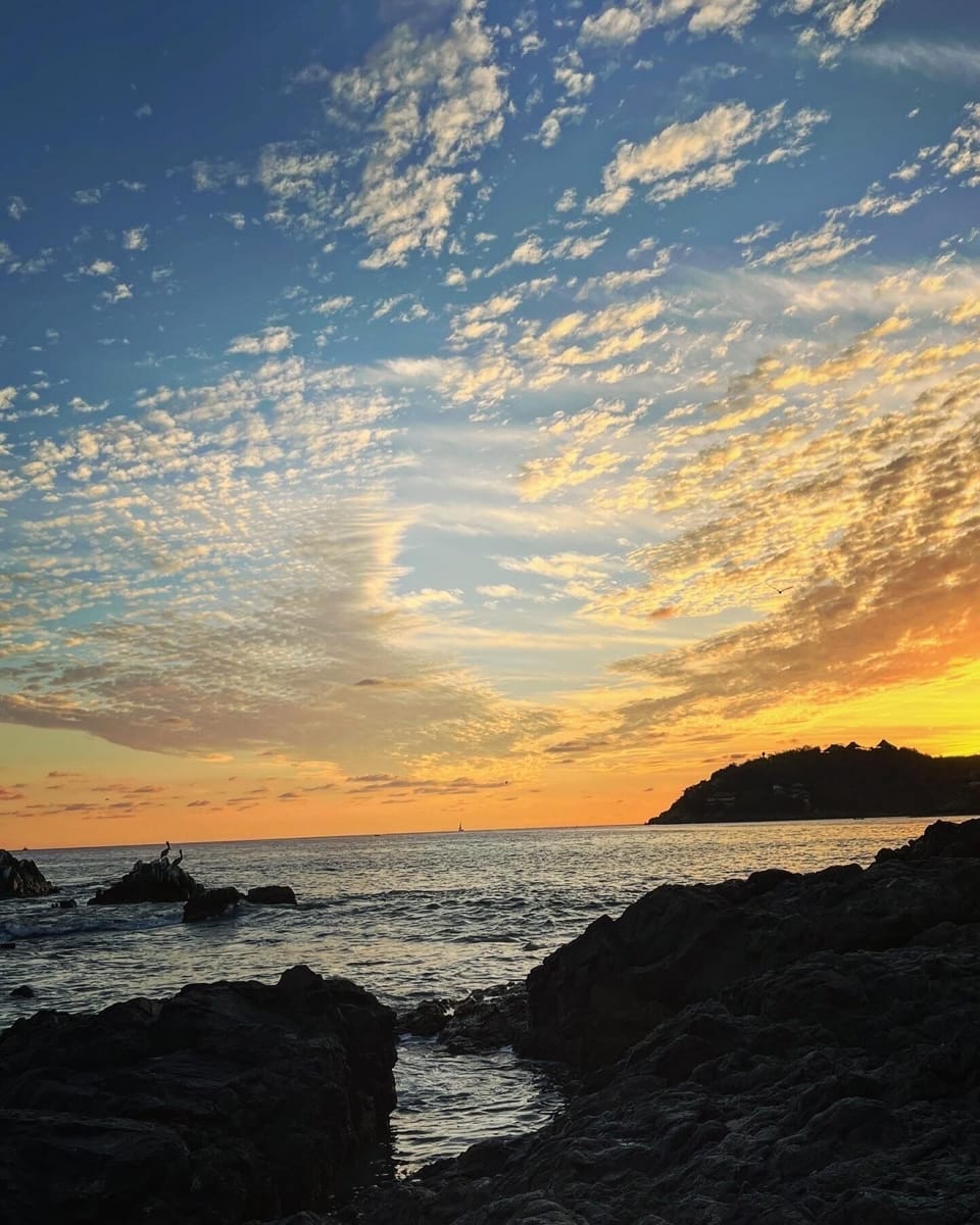 Playa La Ropa sunset. 