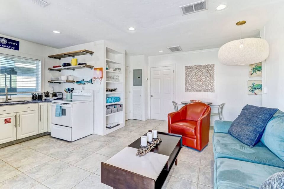 Kitchen and living room