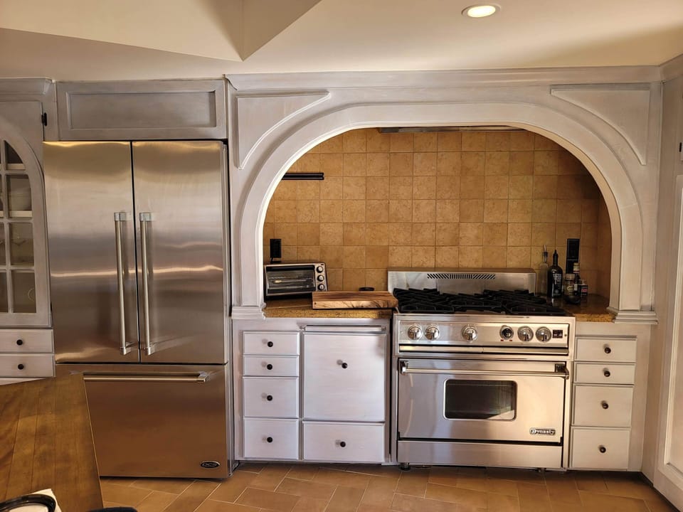 Spacious kitchen with updated appliances.