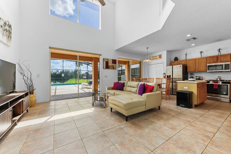 Family Room and Kitchen