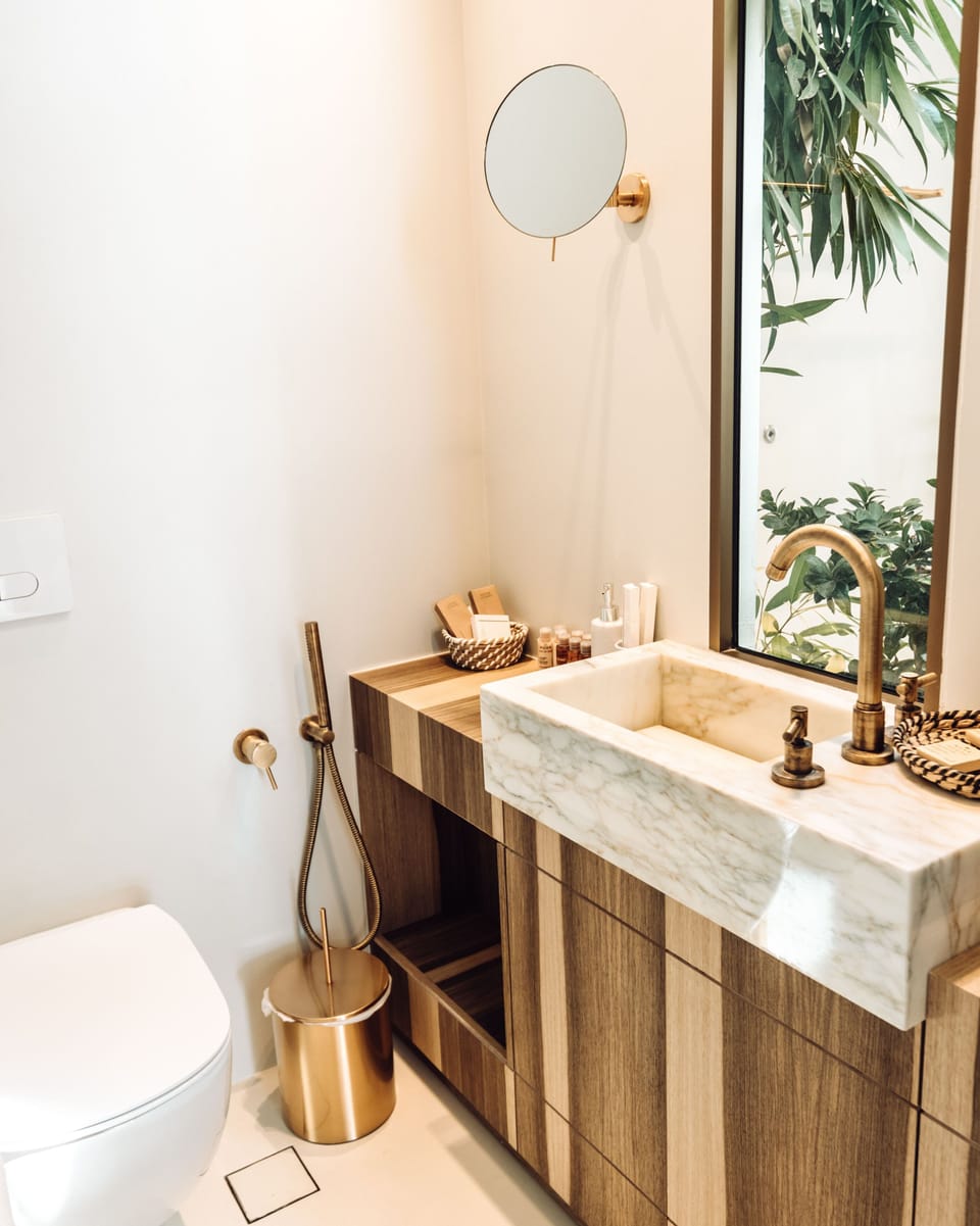 Free toiletries, hair dryer, slippers, towels