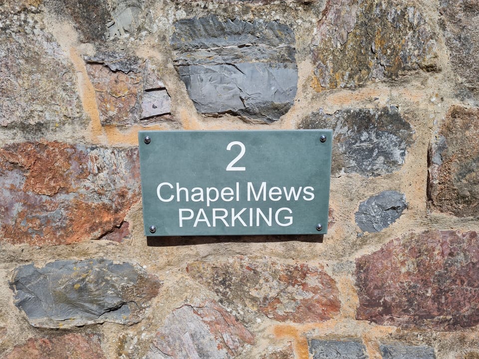 1 free parking space to the front of the cottage.