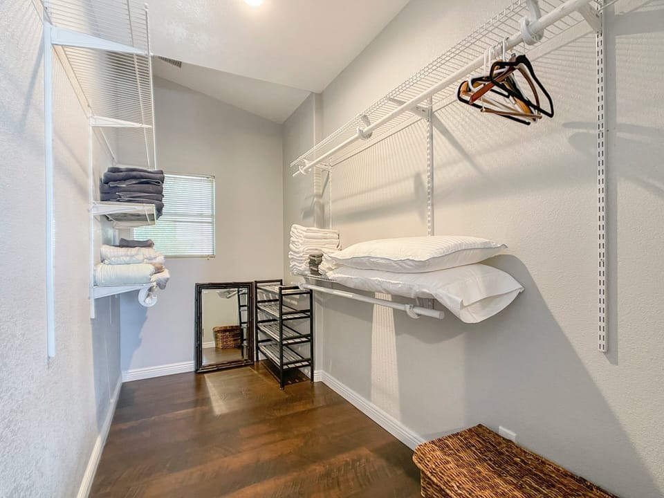 Expansive closet!