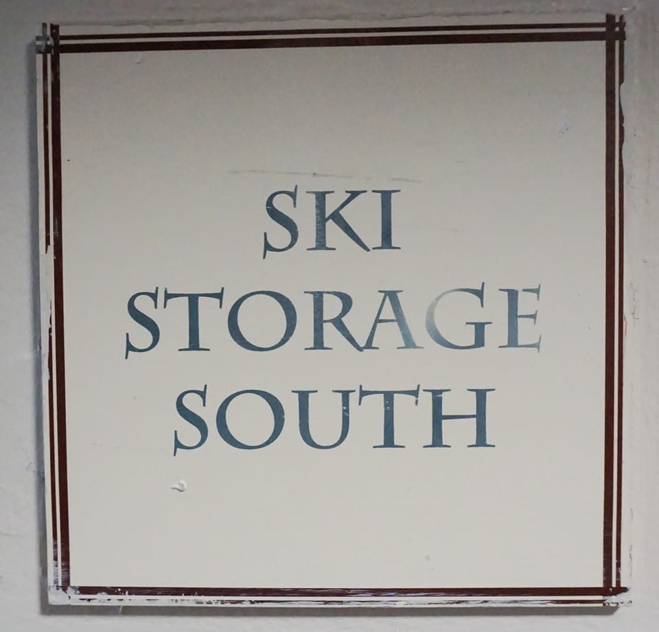 Ski Storage available