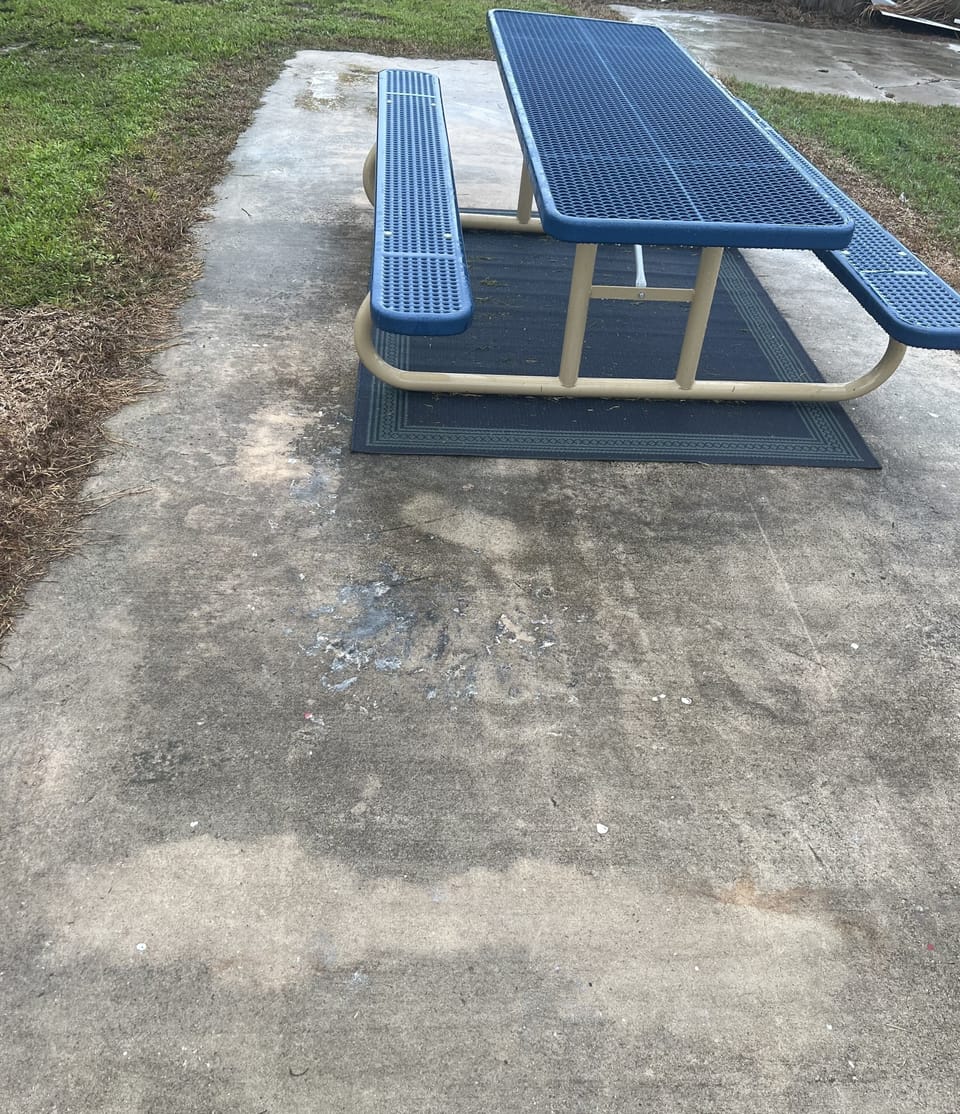 PICNIC TABLE HEAVY WITH SEATING FOR 8