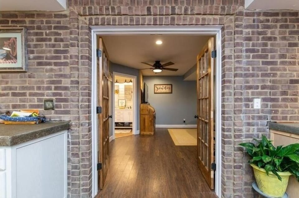 Main level master bedroom