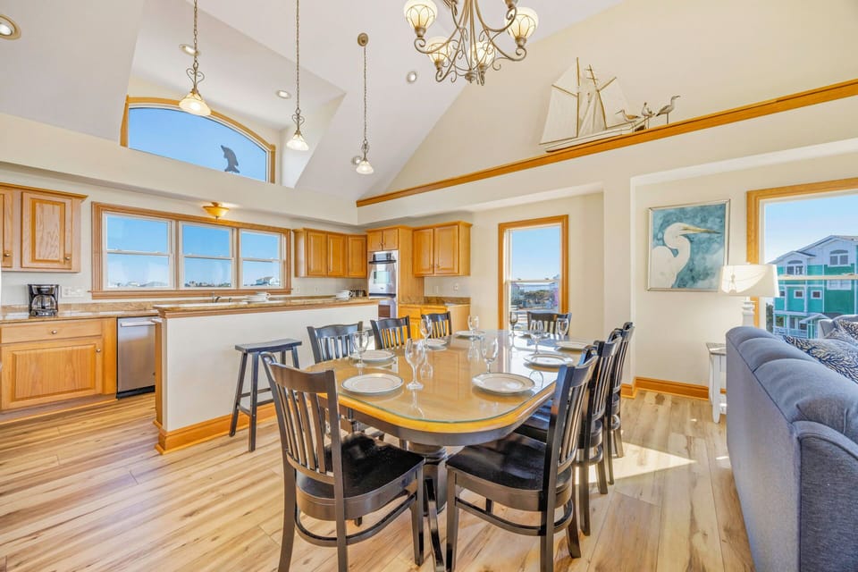 Surf or Sound Realty - 973 - Bay Breeze - Dining Area -1