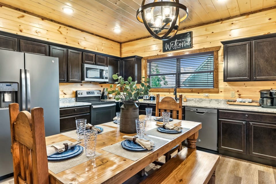 modern kitchen ready for some delicious vacation meals together