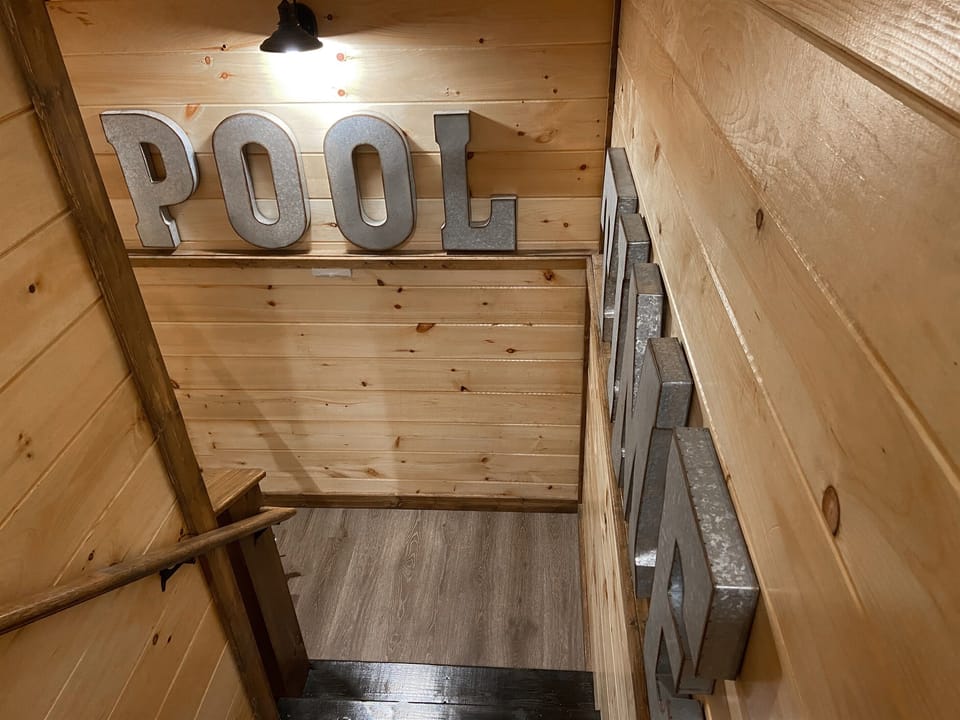 head on down to your private pool!